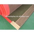 China hot sale Customized Heat resistance PTFE Teflon coated fiberglass open mesh conveyor belt